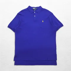 Polo by Ralph Lauren 90年代 ポロシャツ L ブルー コットン スモールポニー刺繍