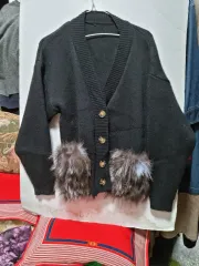 by Mike ?フォックス ニット カーディガン