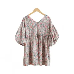 ヴィンテージ フラワー ミニ ワンピース