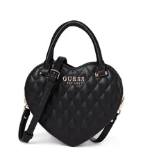 ゲス メンズ バッグ GUESS Atabey Heart Bag Black ブラックのサムネイル