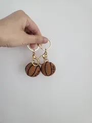 (特別) バスケットボール 編み物キーリング
