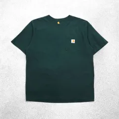 carhartt オリジナルフィット ポケット Tシャツ L グリーン コットン ORIGINAL FIT