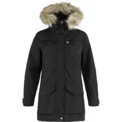 フェールラーベン レディース アウター コート パーカー Fjallraven Nuuk Parka Black ブラックのサムネイル