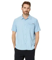 ソルティークルー メンズ アウター コート Salty Crew Offshore Short Sleeve Tech Woven Marine Blue ブルー