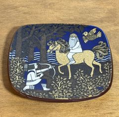 アラビア ライヤ・ウオシッキネン Kalevala カレワラ 陶板 1982年