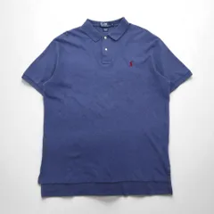 Polo by Ralph Lauren 90年代 ポロシャツ L ネイビー コットン スモールポニー刺繍
