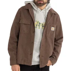 リズム メンズ トップス シャツ Rhythm Hickory Stripe Work Shirt Mens Cedar ストライプのサムネイル