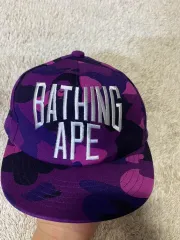 A BATHING APE アベイシングエイプ ウール 帽子 スナップバック