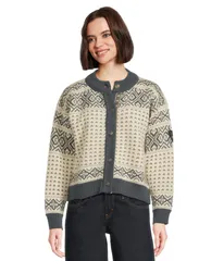ダールオブノルウェイ レディース アウター ニット・セーター カーディガン Dale of Norway Hannah Cardigan OffwhiteSteel オフホワイトのサムネイル
