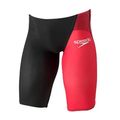 新品 Speedo(スピード) 競泳水着 Fastskin ProIII Jammer ファストスキンプロ3ジャマー ボーイズ SCB62101F ブラック/レッド 150