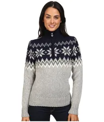 ダールオブノルウェイ レディース アウター ニット・セーター Dale of Norway Myking Sweater NavyOffWhite オフホワイトのサムネイル