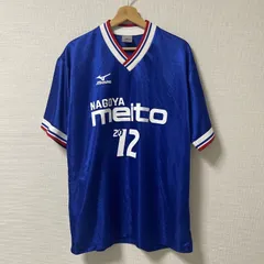 レア★(^w^)b MIZUNO ミズノ 名東高校 サッカー ユニフォーム ジャージ スポーツ デイリーユース NAGOYA ユニフォーム ポリエステル100% 青 ブルー ロイヤルブルー 白 ホワイト 赤 レッド メンズ サイズ XO OM11281HGのサムネイル