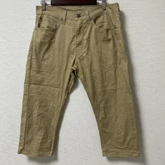 (^w^)b Levi's ショートパンツ ハーフパンツ ストレートシルエット クロップド丈 カジュアル アウトドア コットン 505 七分丈 ボトム ズボン チノ 春 夏 秋 綿 ベージュ カーキ 茶 メンズ サイズ W32 OM11293HG
