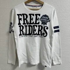 (^w^)b GOTCHA  ガッチャ Tシャツ ロンT  長袖カットソー ストリートファッション CALIFORNIA デイリーユース サーフスタイル クルーネック コットン100% 白 ホワイト 黒 ブラック メンズ サイズ L OM11343HG