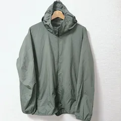 ビックサイズ！XLサイズ (^w^)b UNIQLO ユニクロ　AIRism エアリズム パーカー 311-437635(11-26) ライトアウター ジップアップ フード付き アウトドア  長袖 春 夏 秋 カーキ グリーン 緑 メンズ OM11379HG