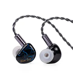 LINSOUL Kiwi Ears Cadenza 10mmベリリウムダイナミックHiFiインナーイヤーイヤホン リケーブル 0.78mm 2pinコネクタ 3.5mmステレオプラグ (ブルー)ｍａ