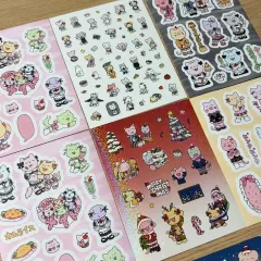 アルセン ステッカー 6枚 カード 2枚 ダイアリーデコ ポラロイドデコレーション