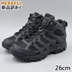 MERRELL モアブ 3 タクティカル ミッド ウォータープルーフ ブラック JP26.0cm スリッポンスニーカー J003911 メレル 新品 (mr059)のサムネイル