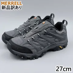 MERRELL モアブ 3 シンセティック ゴアテック ワイド グラナイト JP27.0cm スリッポンスニーカー J500243W メレル 新品 (mr064)のサムネイル