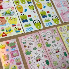 Ping-ru ステッカー 10枚 カエル ステッカー