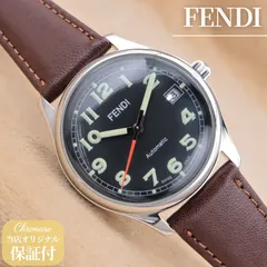 フェンディ 200G FENDI AUTOMATIC 黒文字盤 パイロット アラビアインデックス 自動巻き 裏スケ ボーイズ 35mm 点検済 【６ヶ月保証】 CH328のサムネイル