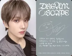 【中古】コレクションカード(男性) NCT DREAM/チソン(Jisung)/裏面印刷サイン・メッセージ入り/CD「DREAM( )SCAPE」(DREAMini Ver.)封入フォトカード