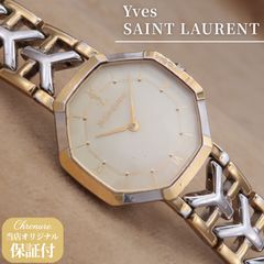 美品・希少】イヴサンローラン YSL オクタゴン Yベルト 腕時計 八角形