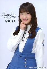 【中古】生写真(乃木坂46) 高瀬愛奈/印刷サイン入り/「櫻坂46・日向坂46キャンペーン」ローソンアプリくじ 日向坂46コース当選品 オリジナルブロマイド