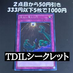 遊戯王 底なしの落とし穴 シークレット