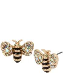 ベッツィジョンソン レディース アクセサリー ピアス・イヤリング Betsey Johnson Crystal Bumble Bee Stud Earrings Gold ゴールドのサムネイル