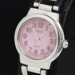 セイコー アルバ アンジェーヌ V117-0AA0 ソーラー ピンク文字盤 レディース腕時計 KRH 2000000 NSK