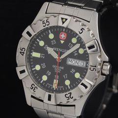 美品【SWISS ARMY スイスアーミー】HC-1098 メンズ 稼働中 - メルカリ