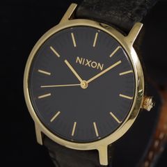 ジャンク品 NIXON ブラック×ローズゴールド クォーツ A1161 1098