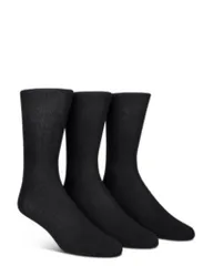 カルバンクライン メンズ アンダーウェア 靴下 Calvin Klein Dressocks Pack of 3 Black ブラック