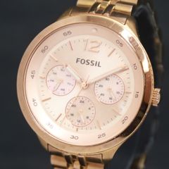 稼働中】FOSSIL BQ3219 レザーベルト ローマン レディース - メルカリ