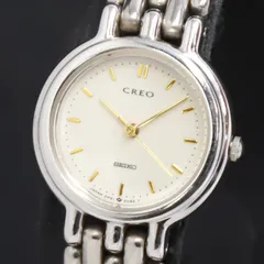 QZ セイコー CREO 2P21-0C00 アイボリー文字盤 レディース腕時計 2000000 NSK KRK