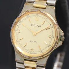80s 高級 未使用 BULOVA ブローバ QUARTZ 純正ベルト 腕時計 - メルカリ