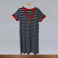 ローレンラルフローレン レディース ストライプ ワンピース