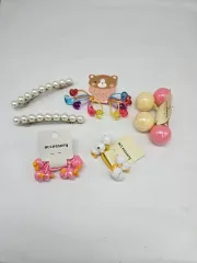 ボンボンパールヘアピンセット