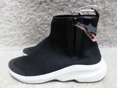 ZARA ザラ 230 新品 ソックス ブラック スニーカー 中古 靴