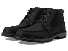 クラークス メンズ シューズ ブーツ・レインブーツ Clarks Maplewalk Moc Black Combi ブラック