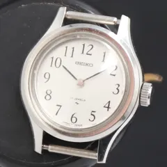 手巻き セイコー 17石 17-0630 シルバ―文字盤 レディース腕時計 2000000 NSK KRK