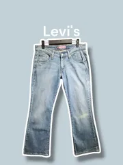 31/ リーバイス524 スーパーロー フレア デニムパンツ /0021