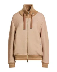 ヘルノ レディース ニット カーディガン HERNO ファスナー付きニット Camel キャメル