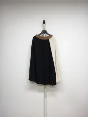 家禽 Karl Lagerfeld(カールラガーフェルド) 春 夏 シフォン プリーツ ロング スカート 55