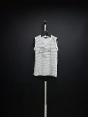 BEAN POLE(ビーンポール) たぶんね 綿 ノースリーブ Tシャツ 55 66