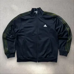 ADIDAS adidas(アディダス) ホログラフィック ニット セーター トラックトップス 黒