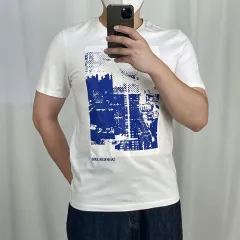 Calvin Klein(カルバ・ンクライン) 白 半袖Tシャツ M 240828