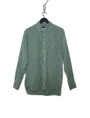 TOMMY HILFIGER Tommy Hilfiger(トミーヒルフィガー) グリーントン スモールチェック柄 長袖 シャツ