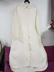 新品 UNIQLO シャツ ロング丈ジャケット